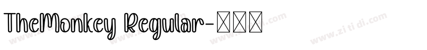 TheMonkey Regular字体转换